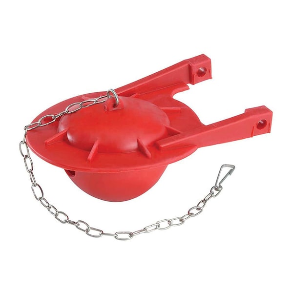 Thrifco Plumbing 2021BP TOTO G-Max Toilet Repair Flapper, RED, THU175S, THU138 4507987 - main